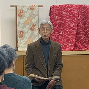 朗読びとグループ「伽音」神戸・元町朗読会　足立正治さん